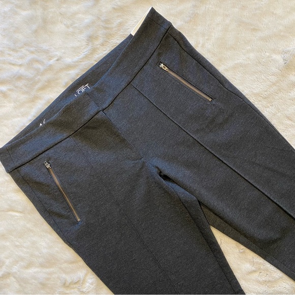 NWT(16) Ann Taylor LOFT Modern Skinny Legging Heathered Gray Extra Large - Picture 3 of 10